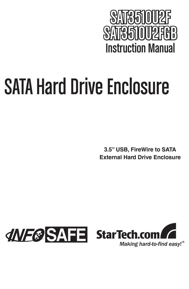 StarTech.com SAT3510U2F User manual StarTech.com SAT3510U2F User manual