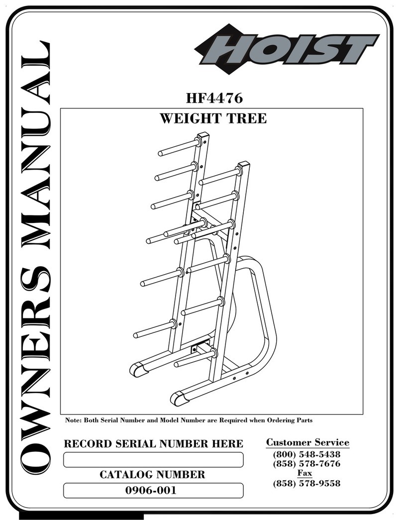 Hoist Fitness HF4476 owner's manual