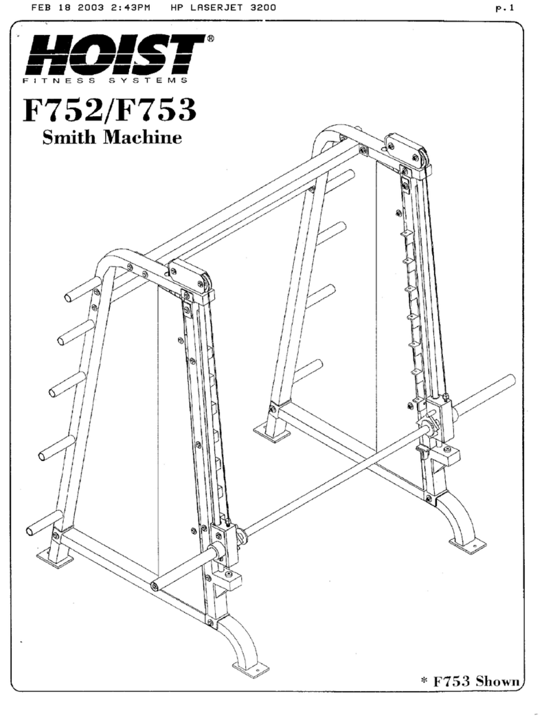 Hoist Fitness F753 owner's manual