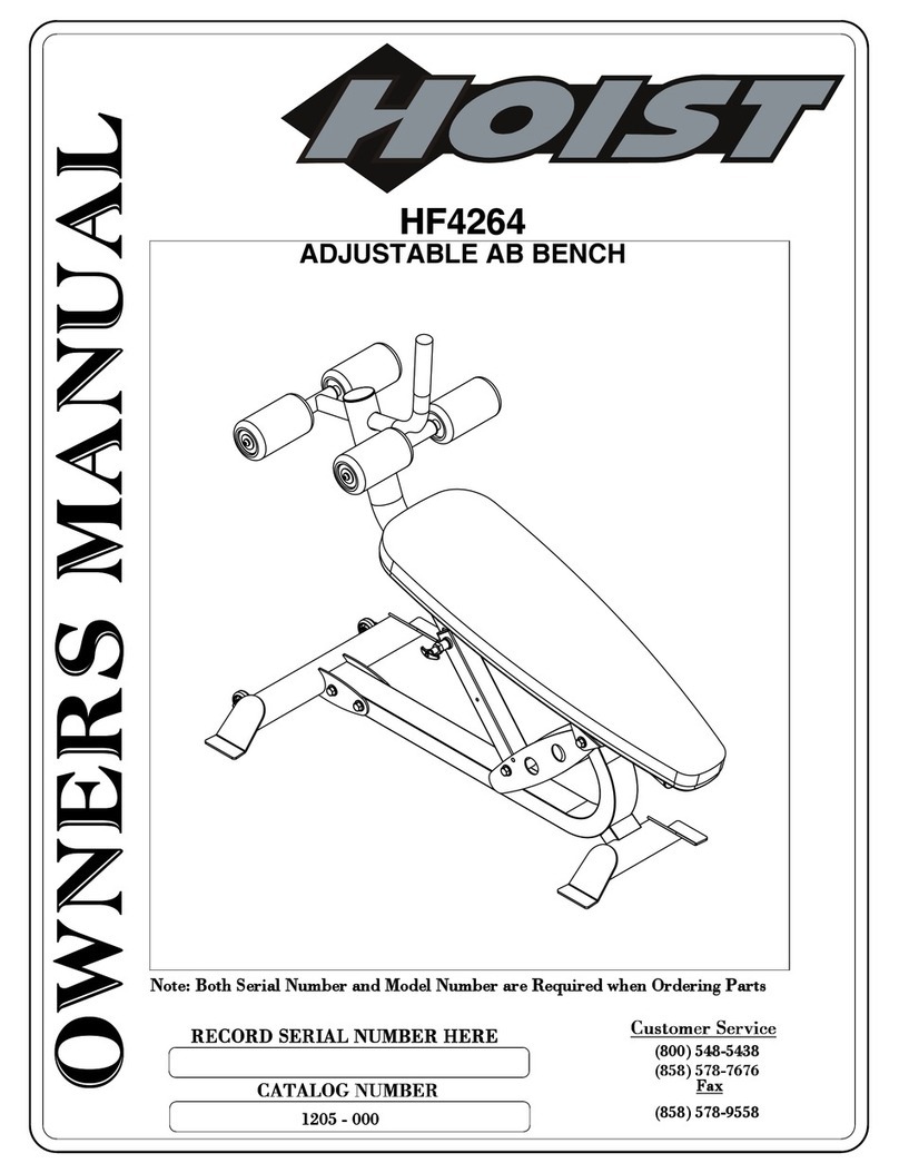 Hoist Fitness HF4264 owner's manual