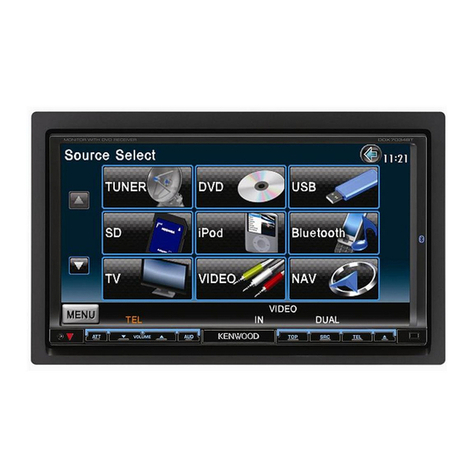 Kenwood DNX7140 - Navigation System With DVD player User manual