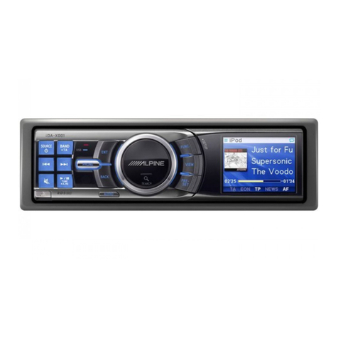 Alpine IDAX001 - Radio / Digital Player User manual