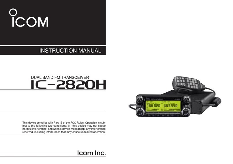 Icom IC-2820H instruction manual