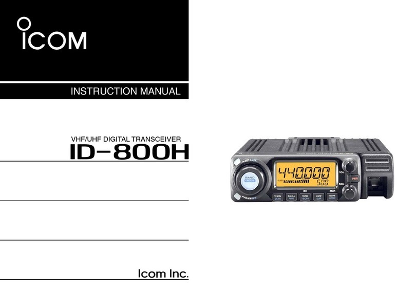 Icom ID-800H User manual