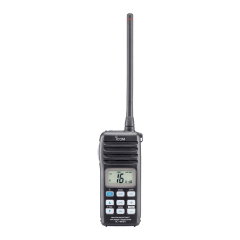 Icom IC-M31 instruction manual