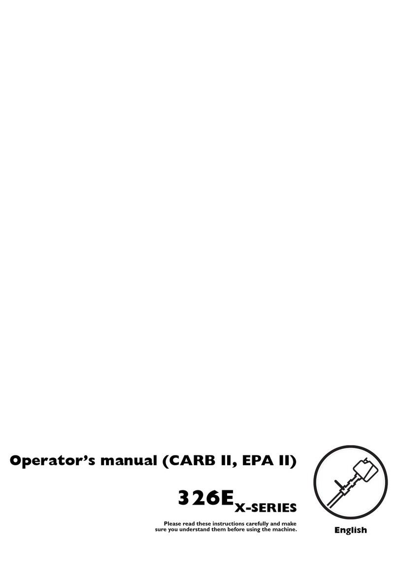 Husqvarna 326E X-series User manual