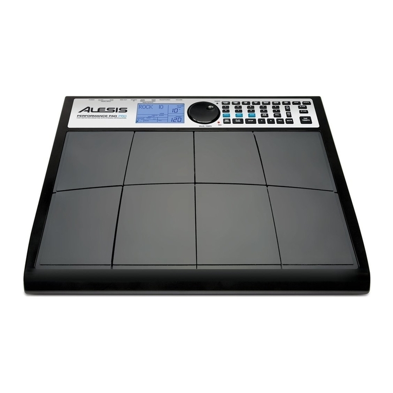 Alesis Performance Pad Pro Reference manual