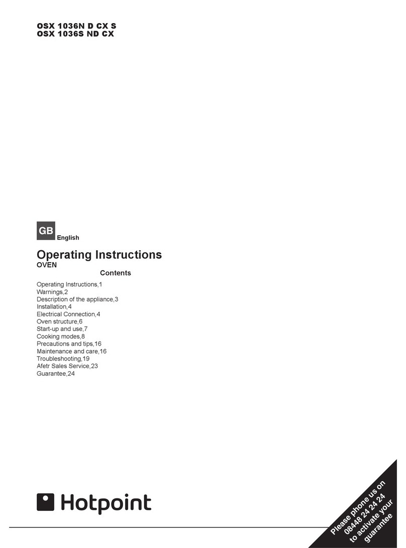 Hotpoint OSX 1036N D CX S User manual