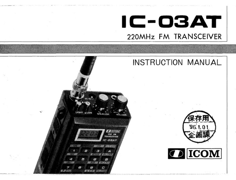 Icom IC-03AT instruction manual