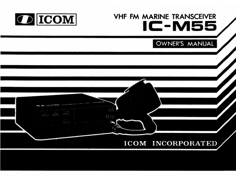 Icom IC-M55 User manual