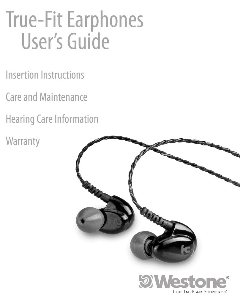 Westone True-Fit User manual