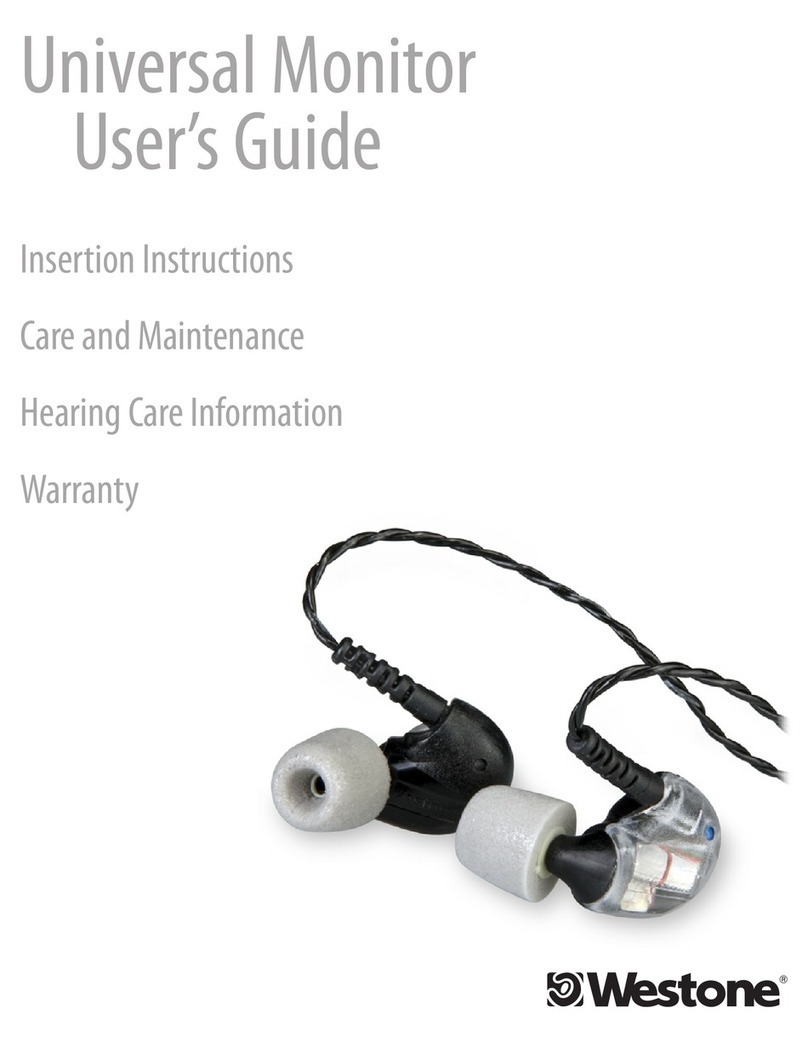 Westone Universal Monitor user guide