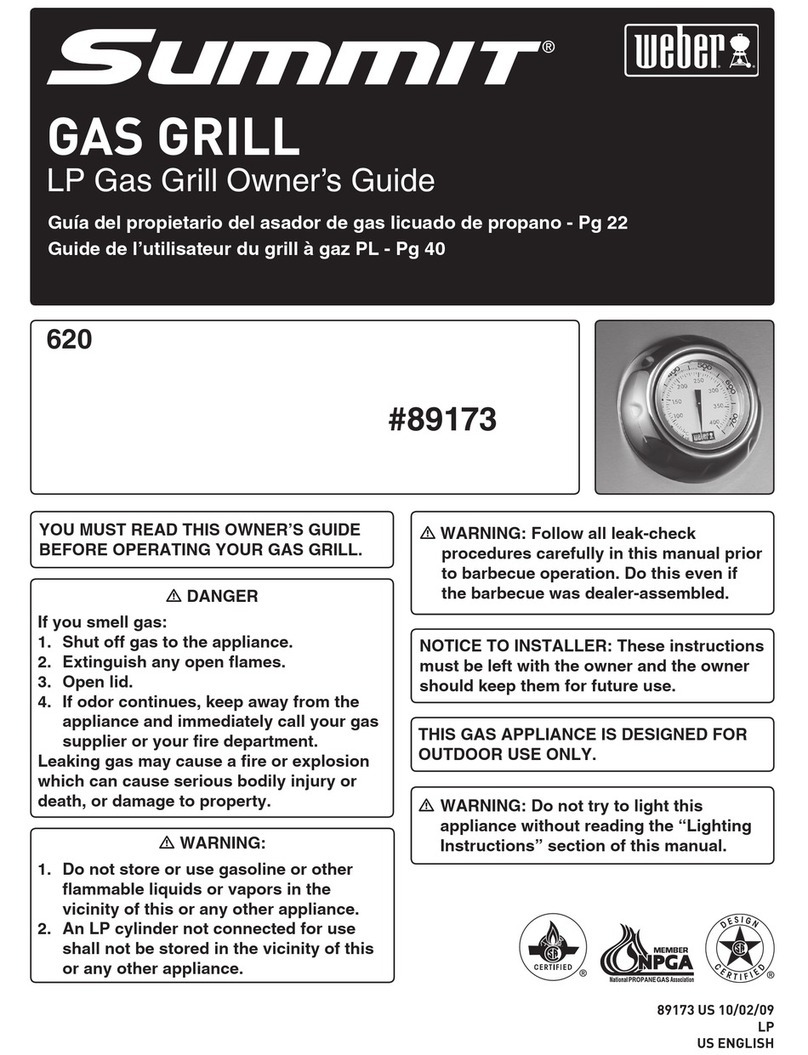 Weber Summit 89173 User manual