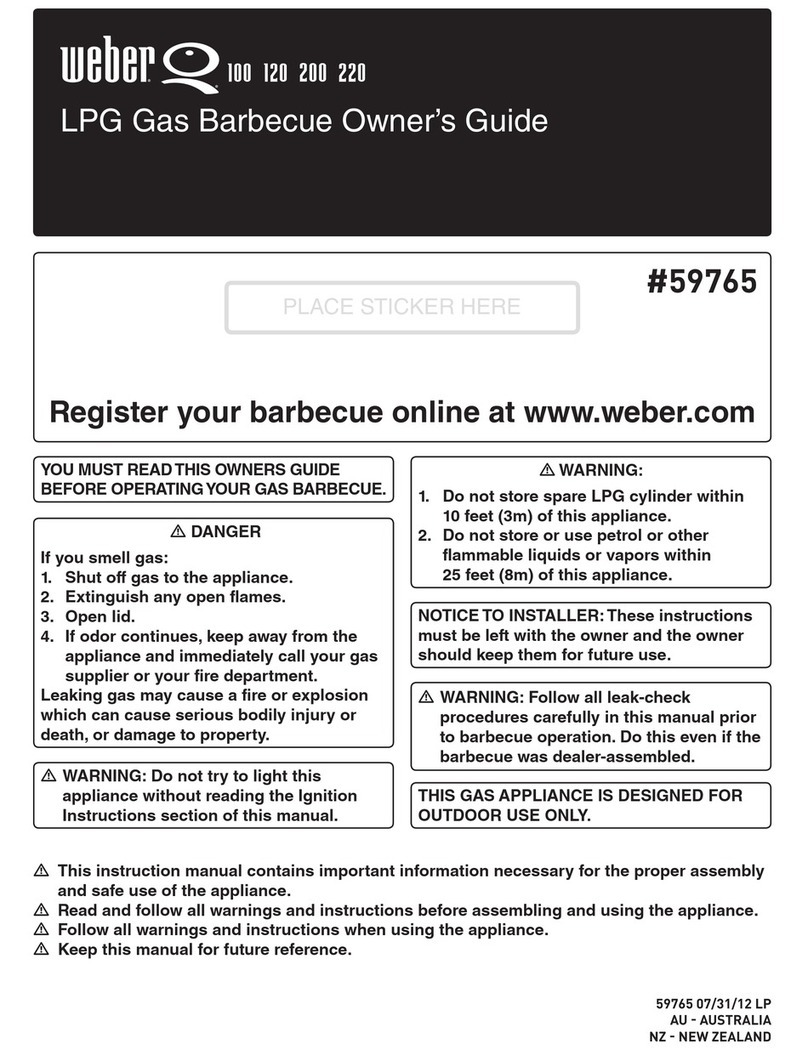 Weber 59765 User manual