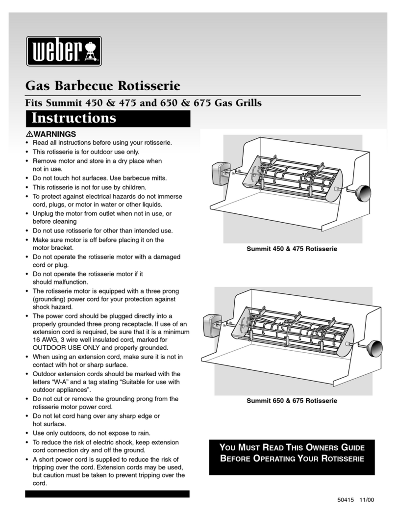 Weber Summit 450 instructions
