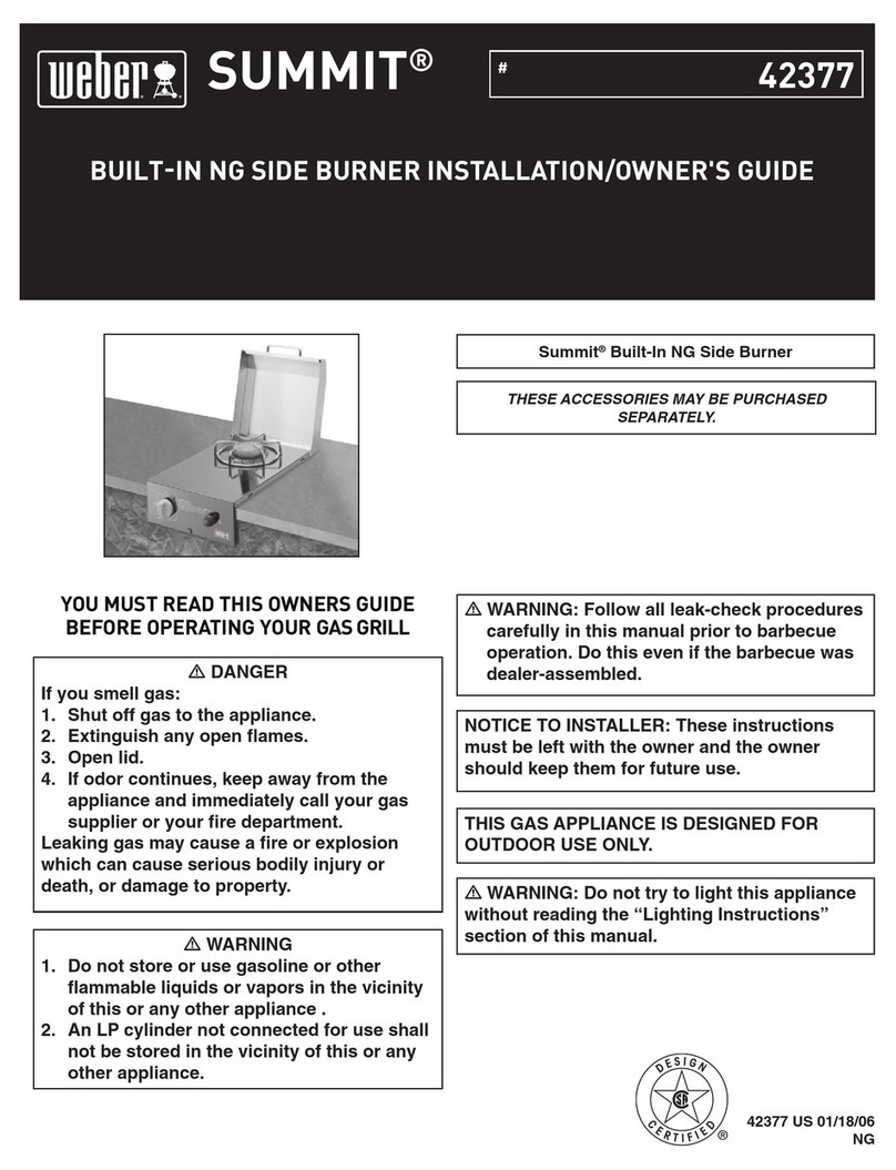 Weber Summit 42377 User manual