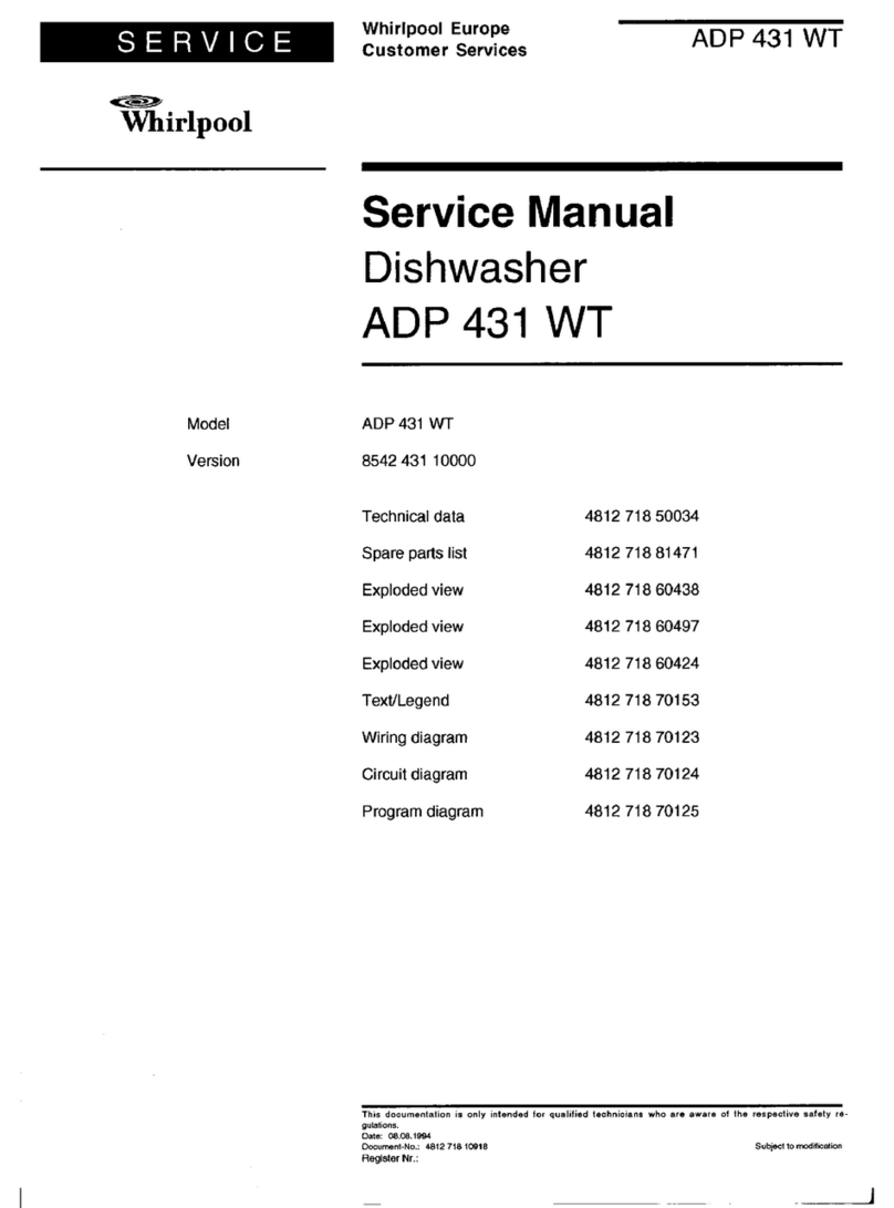 Whirlpool ADP 431 WT User manual