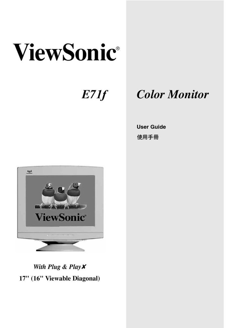 ViewSonic E71F User manual
