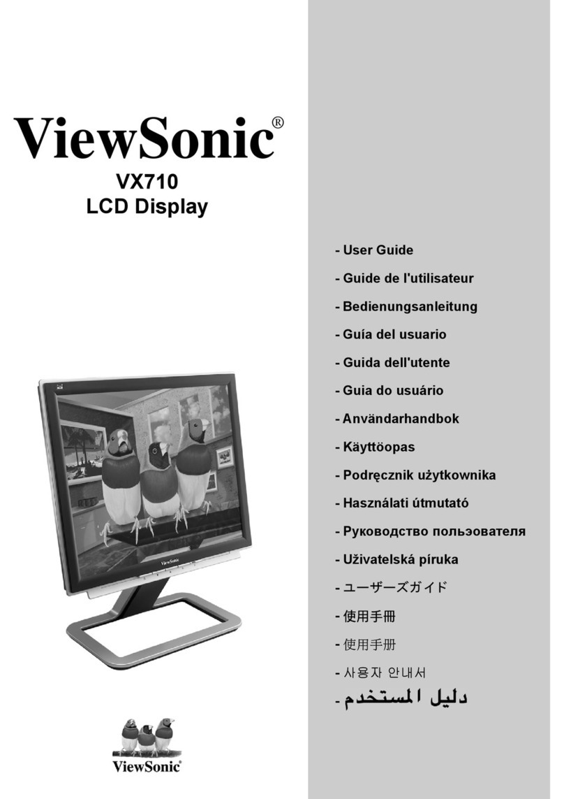 ViewSonic OptiSync VX710 Reference guide