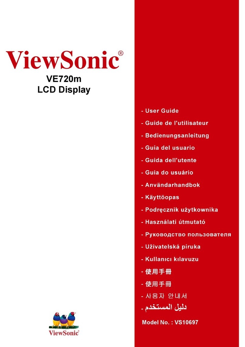 ViewSonic VE720m User manual