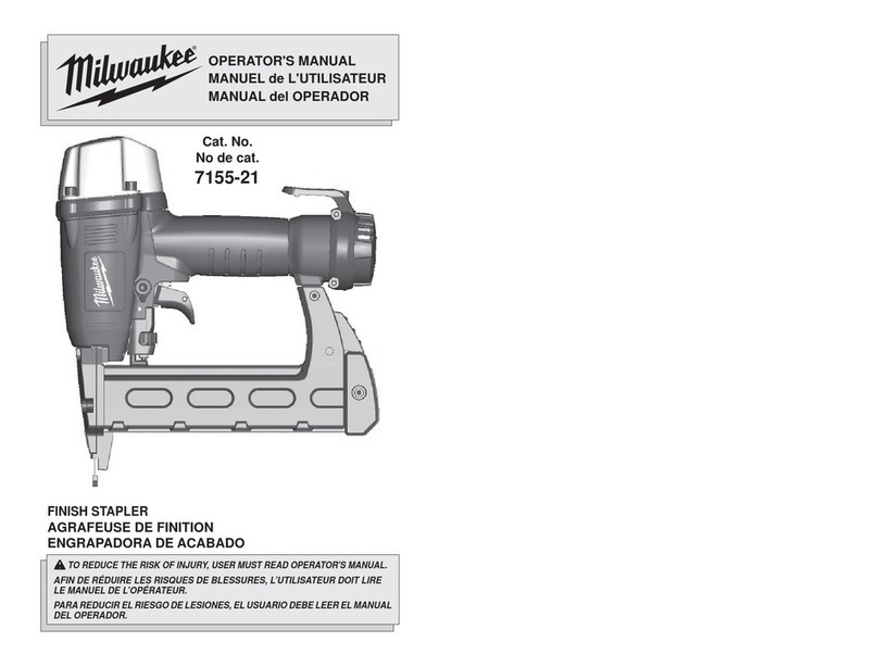 Milwaukee 7155-21 Operator's manual