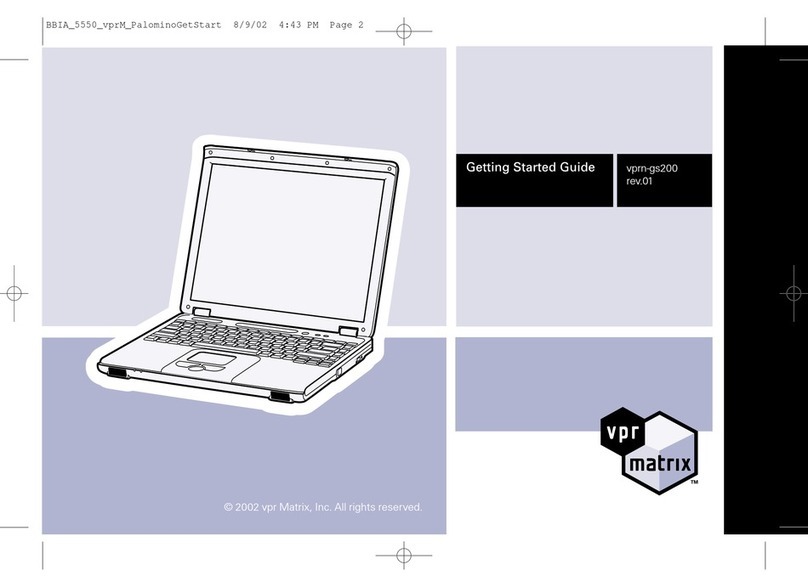 vpr Matrix VPRN-GS200 Getting started guide