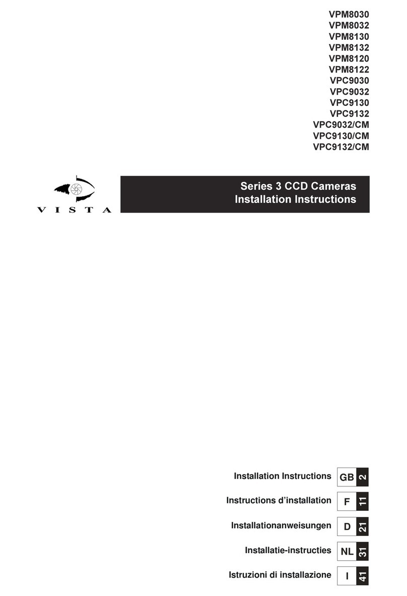 Vista VPM8030 User manual