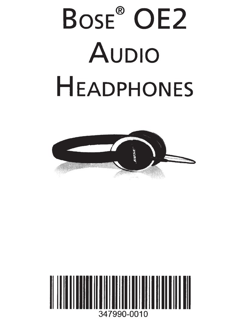 Bose OE2 User manual