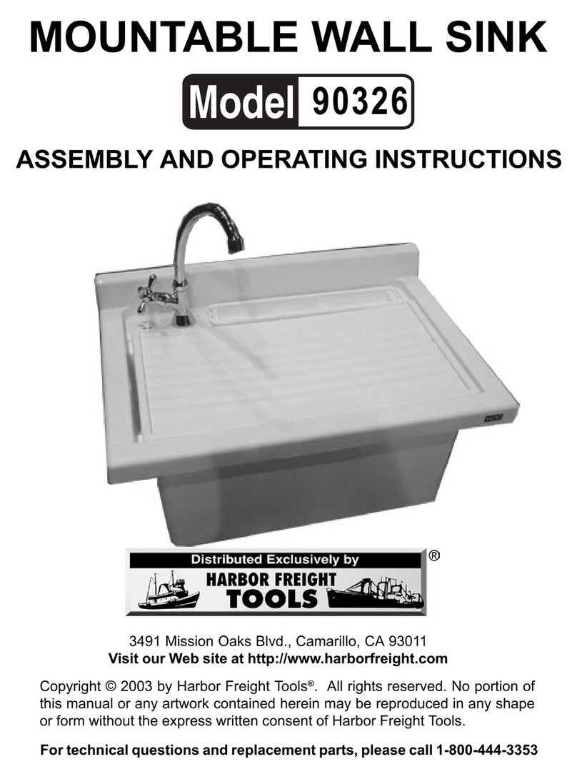 Harbor Freight Tools 90326 Assembly and operating instructions