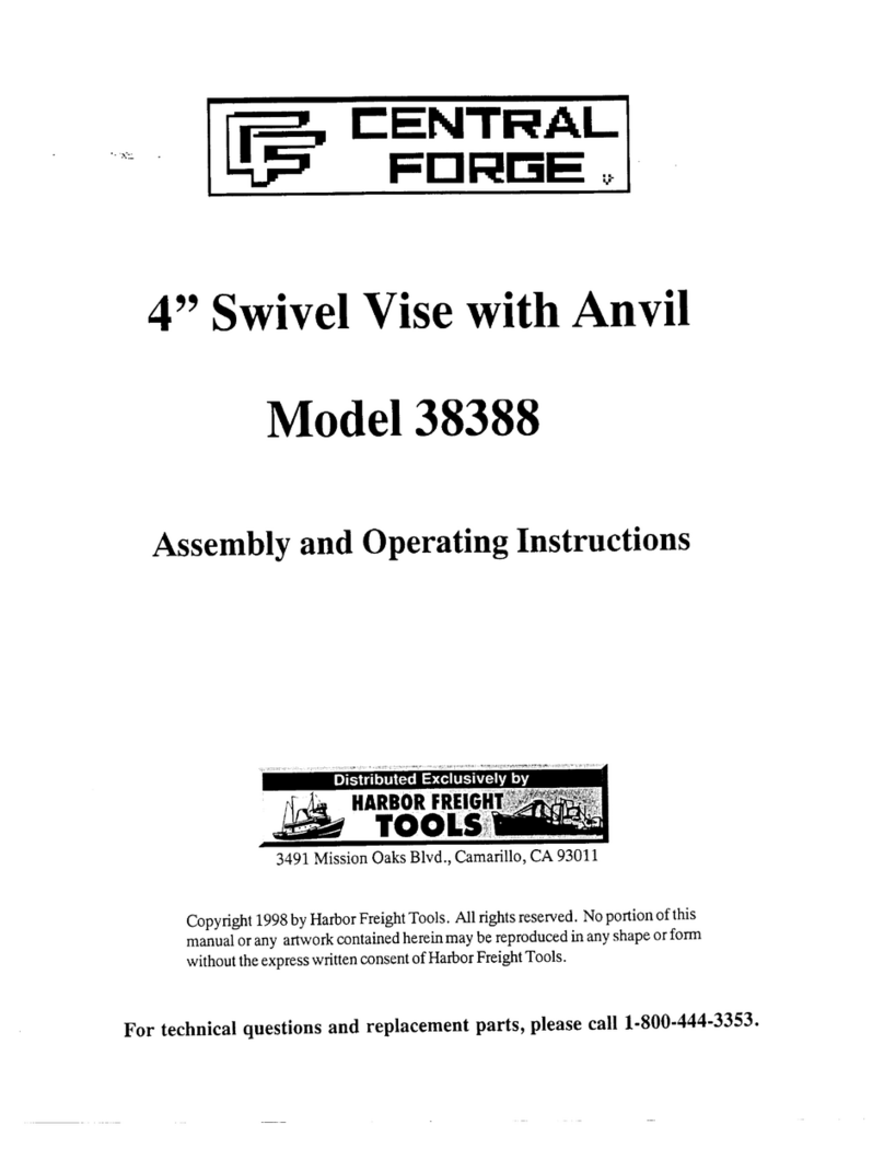 Central Forge 38388 Assembly and operating instructions
