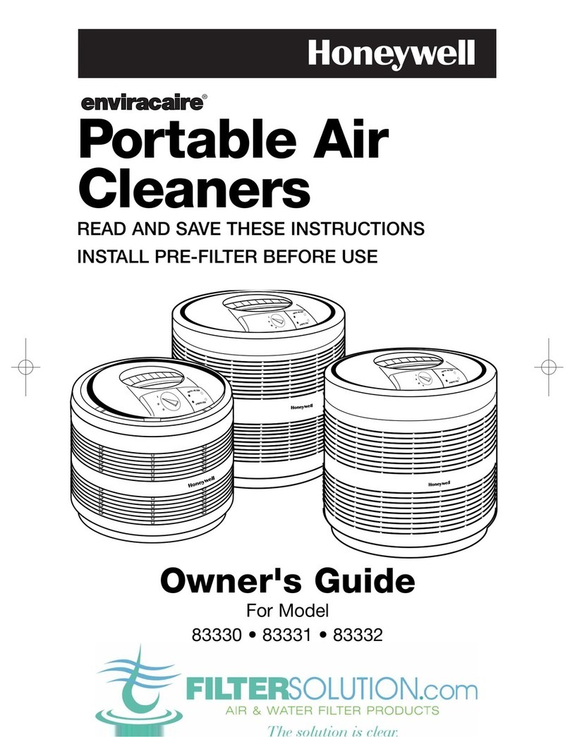 Honeywell enviracaire 83330 owner's guide