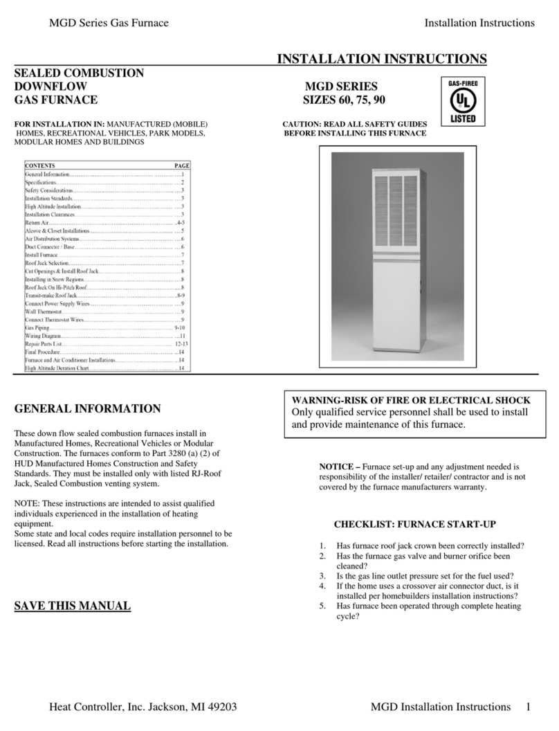 Heat Controller MGD60-E3A User manual Heat Controller MGD60-E3A User manual