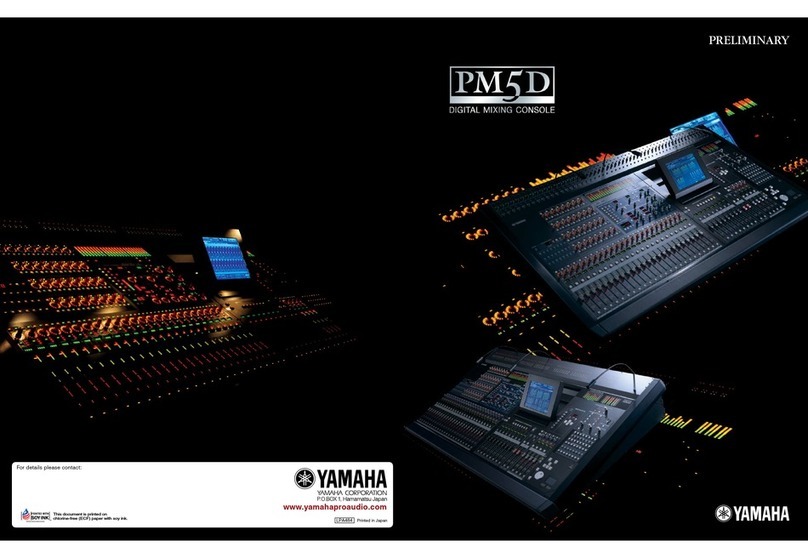 Yamaha PM5D Brochure & specs