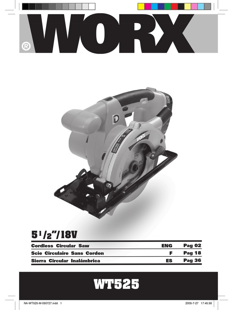 Worx WT525 User manual