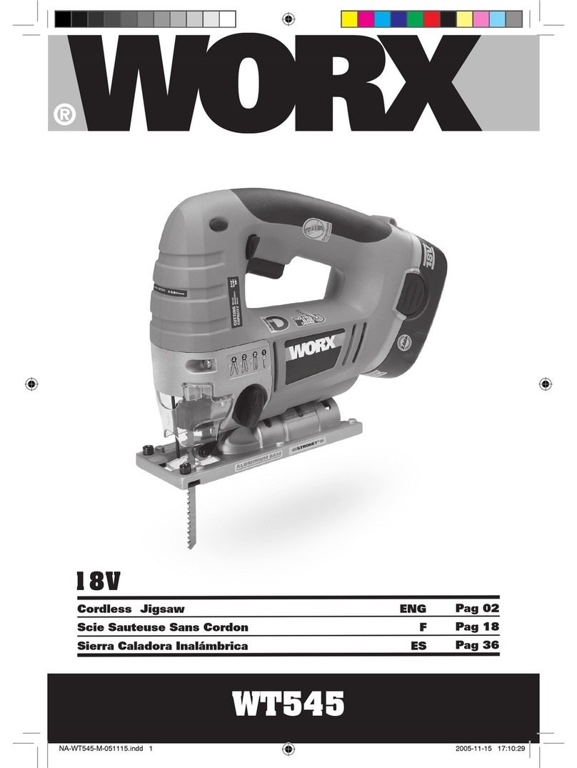 Worx WT545 User manual
