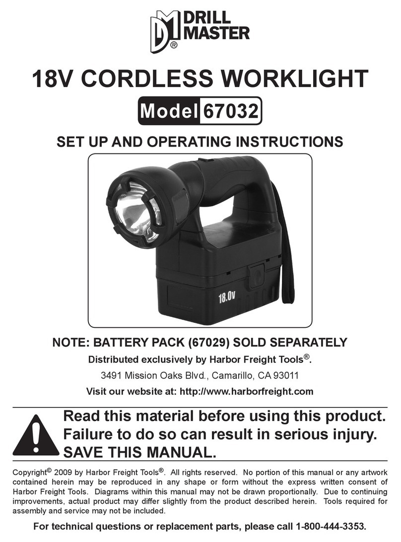 Drill Master 67032 Installation manual