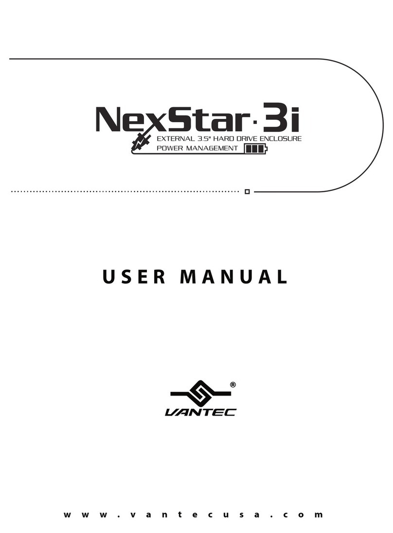 Vantec NST- 360S2i-WH user manual