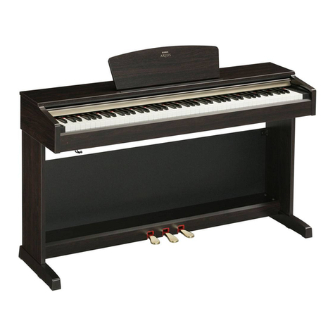 Yamaha Arius YDP-160 owner's manual