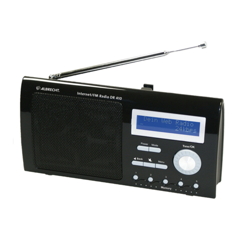 Albrecht DR 410 User manual