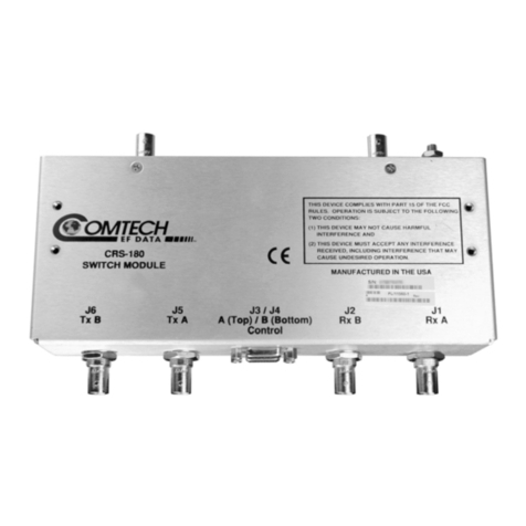 Comtech EF Data CRS-180 User manual