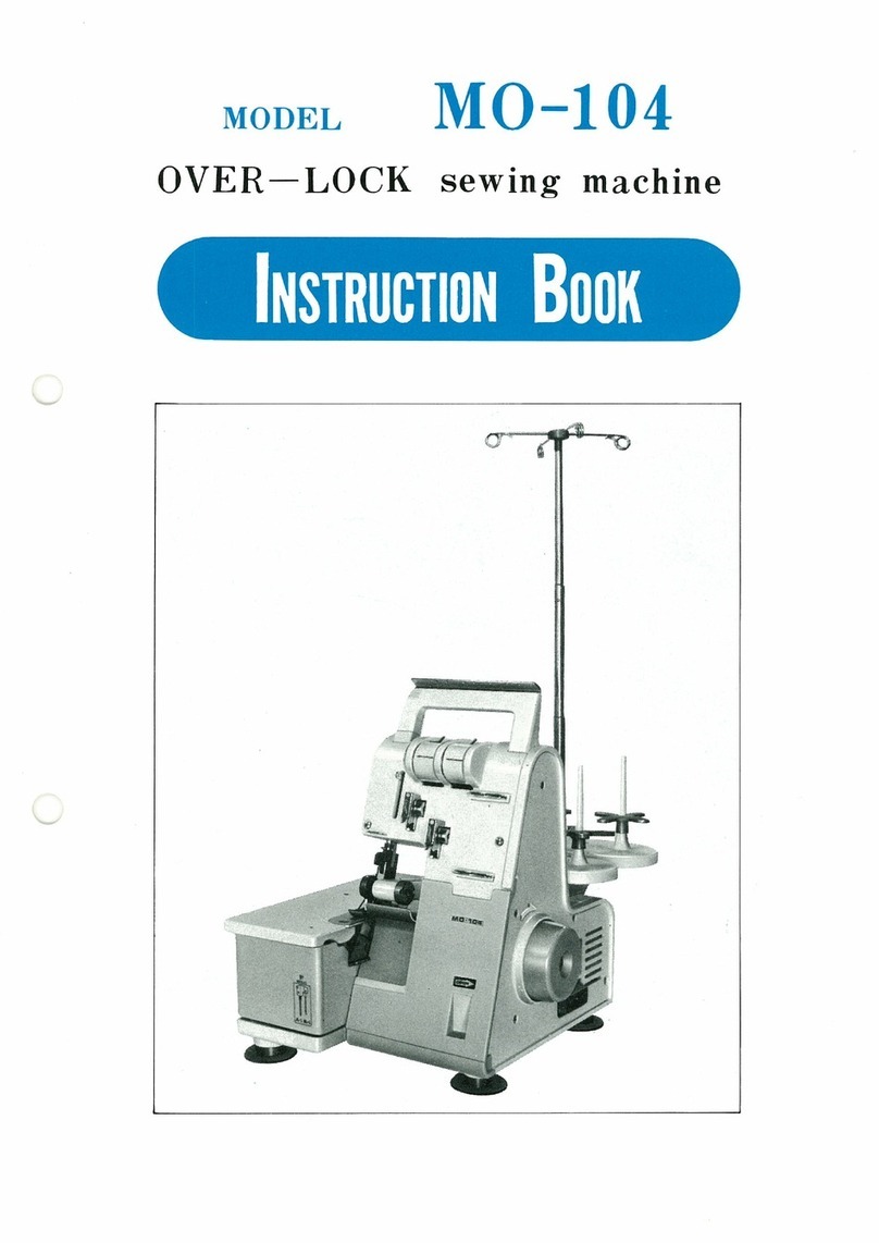 JUKI MO-104 instruction manual