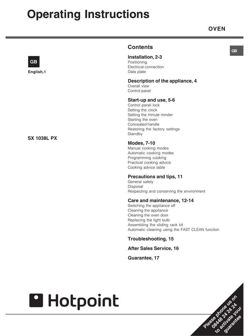 Hotpoint SX 1038L PX S User manual