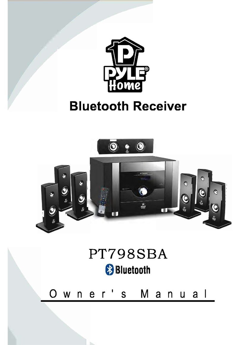 Pyle PT798SBA User manual