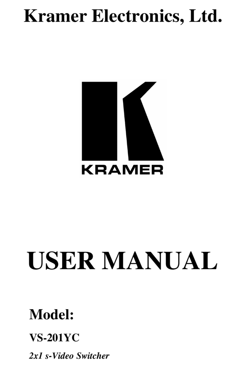 Kramer VS-201YC user manual