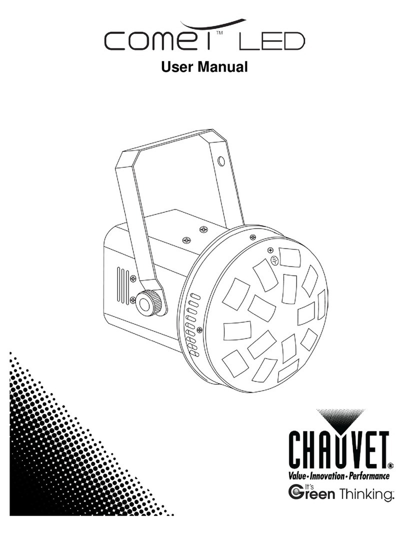 Chauvet Comet LED user manual