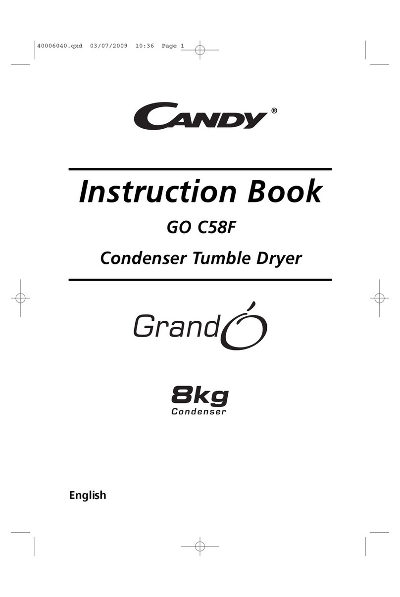 Candy GO C58F Instruction book