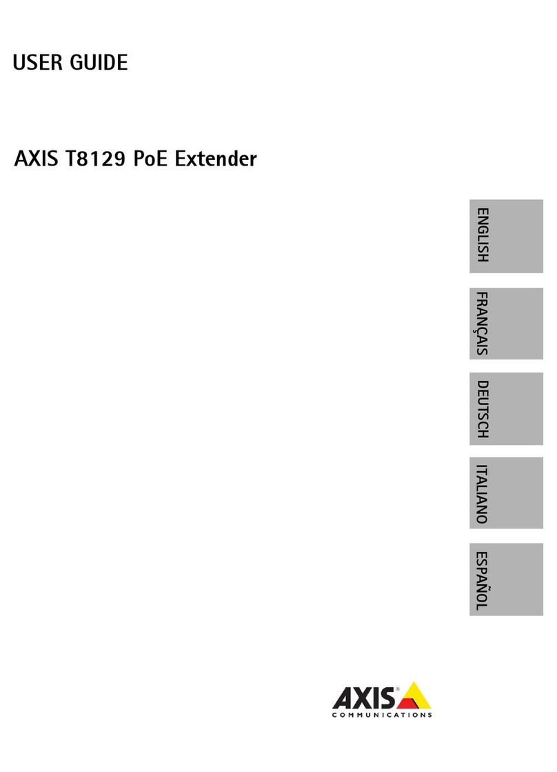 Axis T8129 user guide