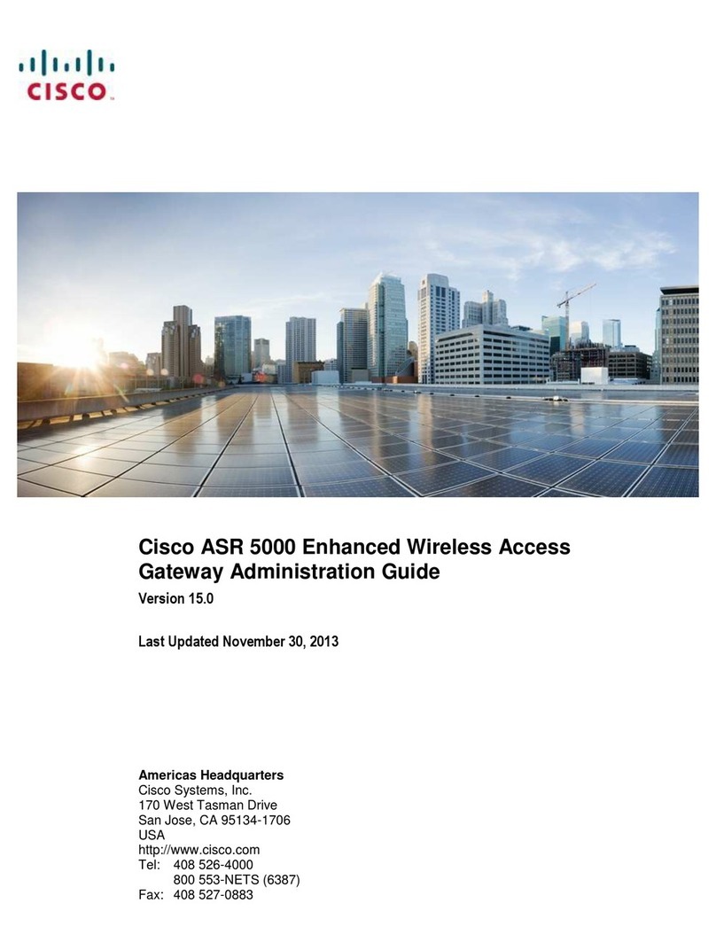 Cisco ASR 5000 Instruction Manual