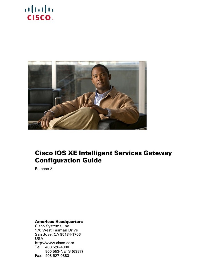 Cisco IOS XE Intelligent Services User manual