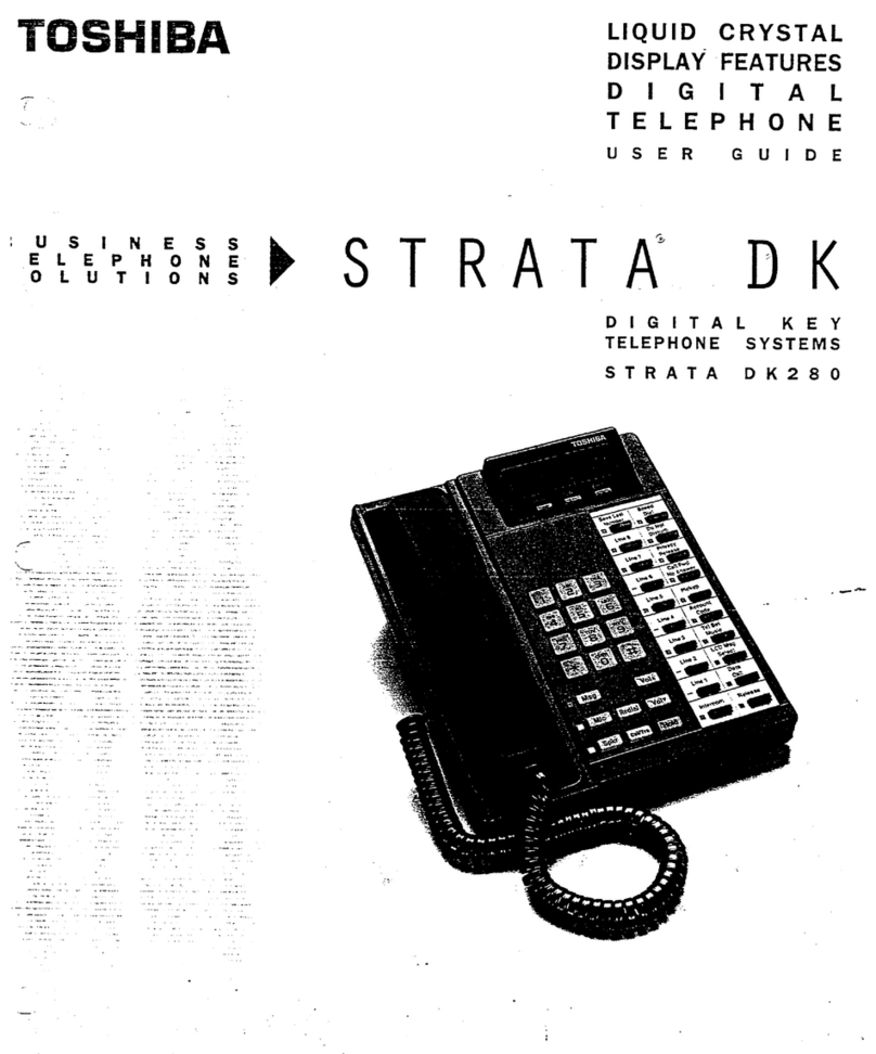 Toshiba Strata AirLink DK280 user guide